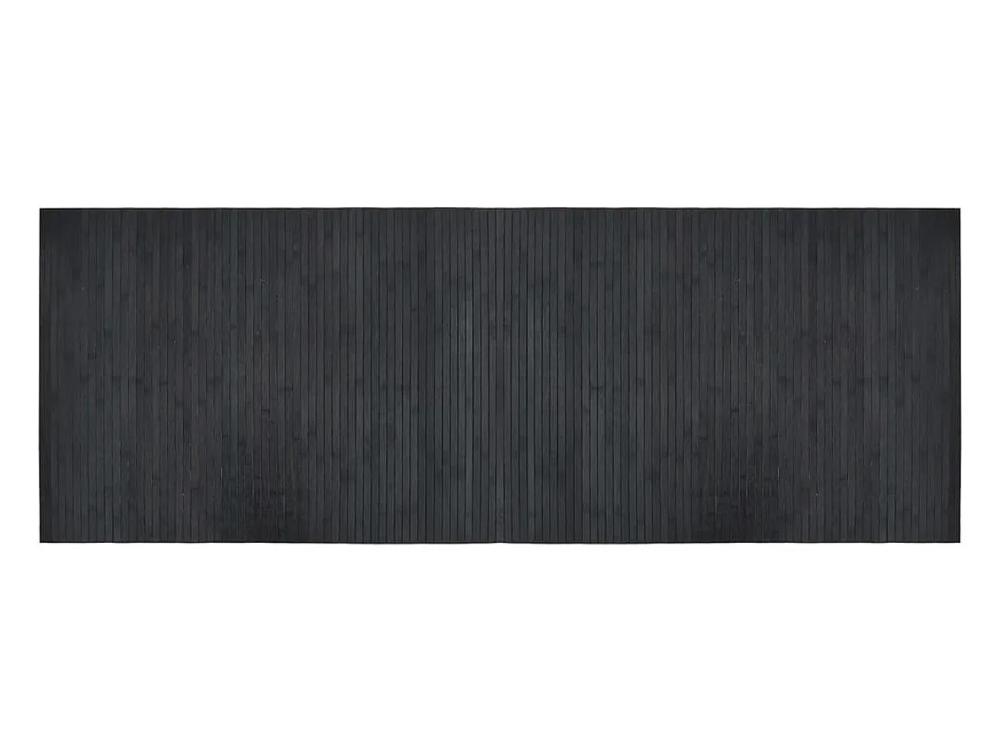 Alfombra De Cocina-Alfombra rectangular 70x200 cm bambú Gris