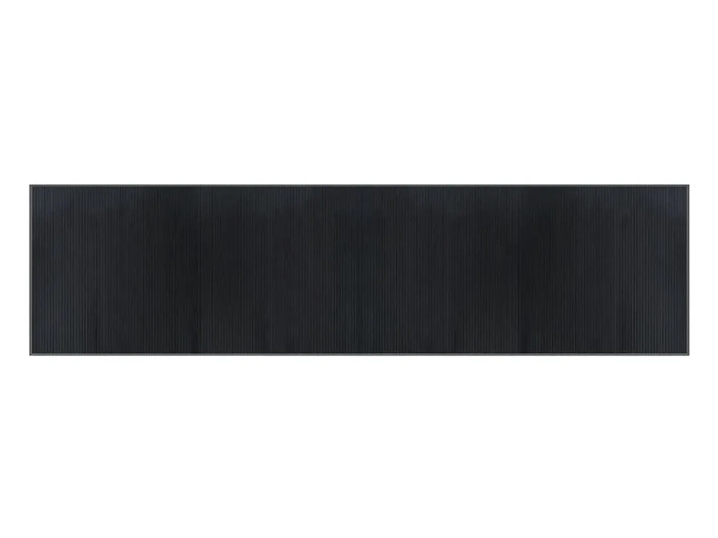 Alfombra rectangular 100x400 cm bambú Gris Sale