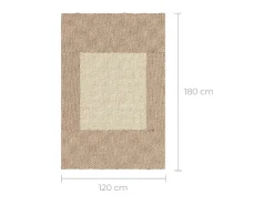 Rendez-Vous Déco Alfombra rectangular jacinto de agua 180x120 cm - Vaiana Marru00f3n Clearance