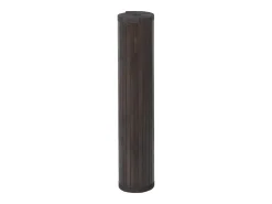 Alfombra De Cocina-Alfombra rectangular marrón oscuro 100x200 cm bambú Marru00f3n
