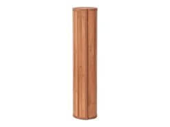 Alfombra De Cocina-Alfombra rectangular marrón 60x200 cm bambú Marru00f3n