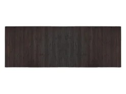 Alfombra rectangular marrón oscuro 70x200 cm bambú Marru00f3n Sale