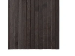Alfombra rectangular marrón oscuro 70x200 cm bambú Marru00f3n Sale