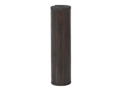 Alfombra rectangular marrón oscuro 70x100 cm bambú Marru00f3n Sale