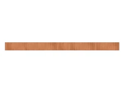 Alfombra rectangular marrón 70x1000 cm bambú Marru00f3n Clearance