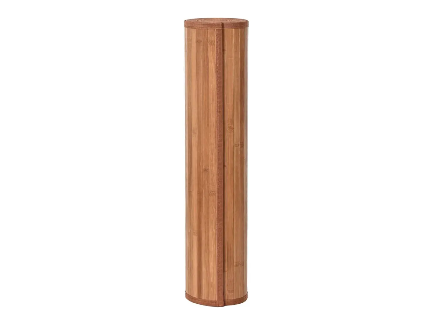 Alfombra De Cocina-Alfombra rectangular natural de bambú 80x200 cm Marru00f3n