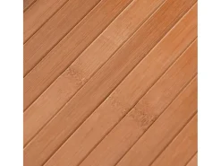 Alfombra De Cocina-Alfombra rectangular natural de bambú 70x200 cm Marru00f3n