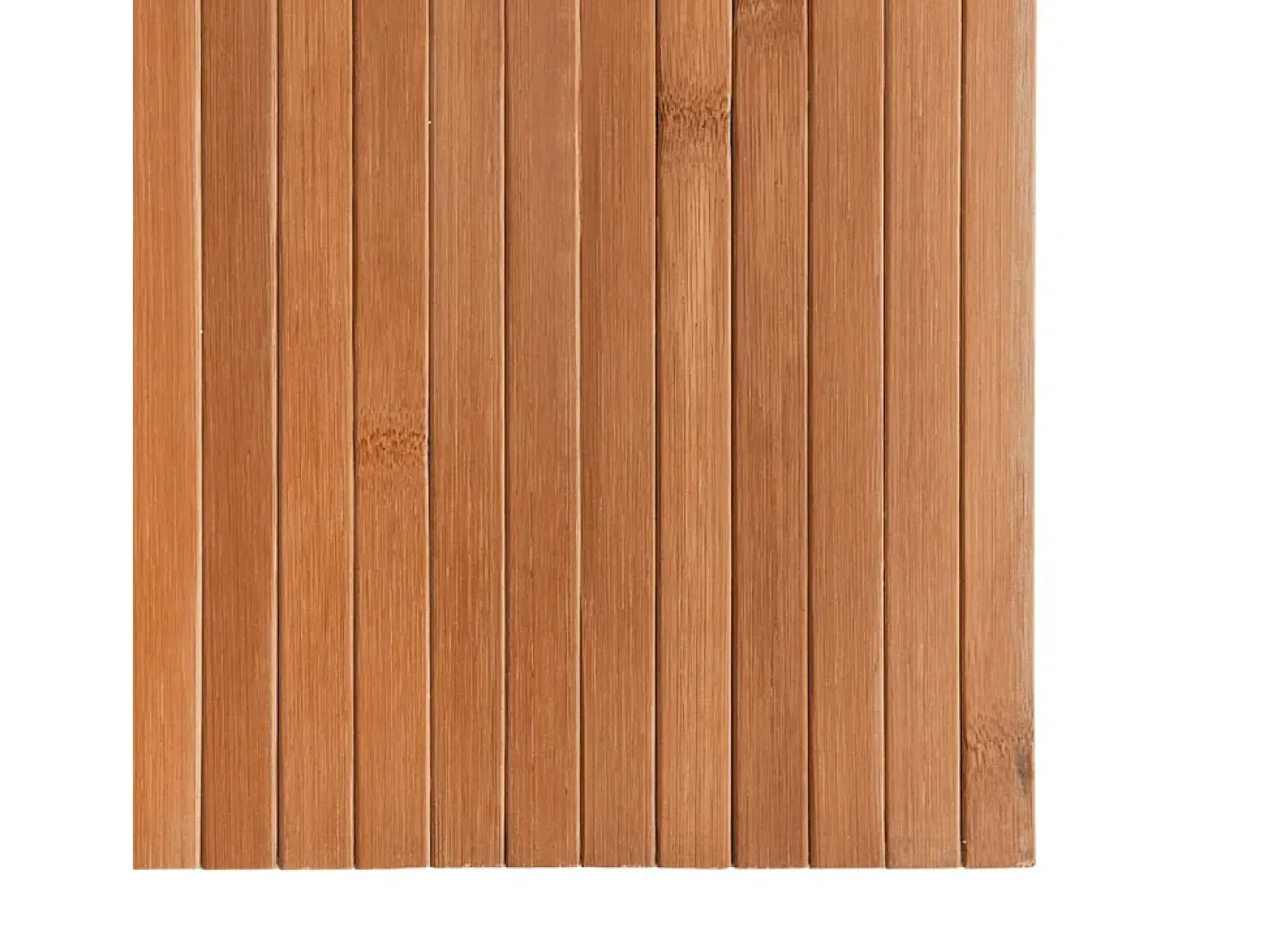 Alfombra De Cocina|Alfombra Redonda-Alfombra rectangular natural 100x100 cm bambú Color natural oscuro