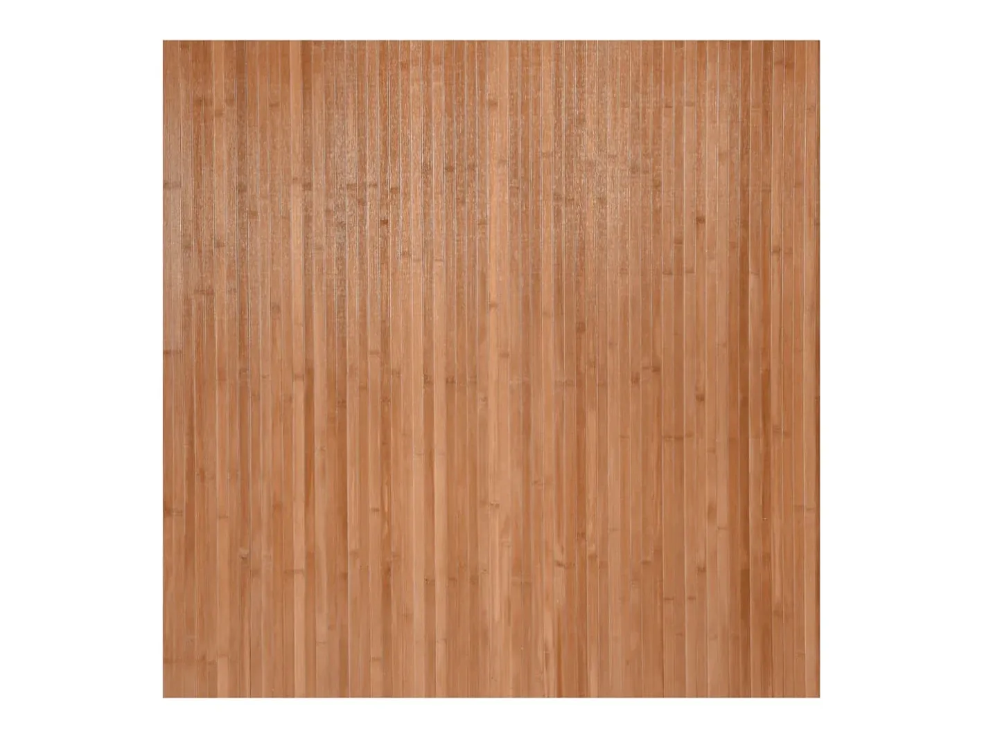 Alfombra De Cocina|Alfombra Redonda-Alfombra rectangular natural 100x100 cm bambú Color natural oscuro