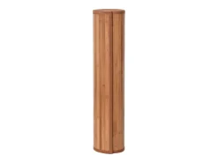 Sale Alfombra rectangular natural de bambú 80x300 cm Marru00f3n
