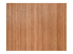 Alfombra rectangular natural de bambú 80x100 cm Marru00f3n Discount