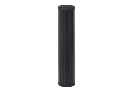 Alfombra rectangular negra 100x200 cm bambú Negro Online