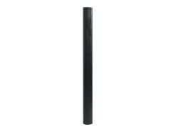 Clearance Alfombra rectangular negra 100x200 cm bambú Negro