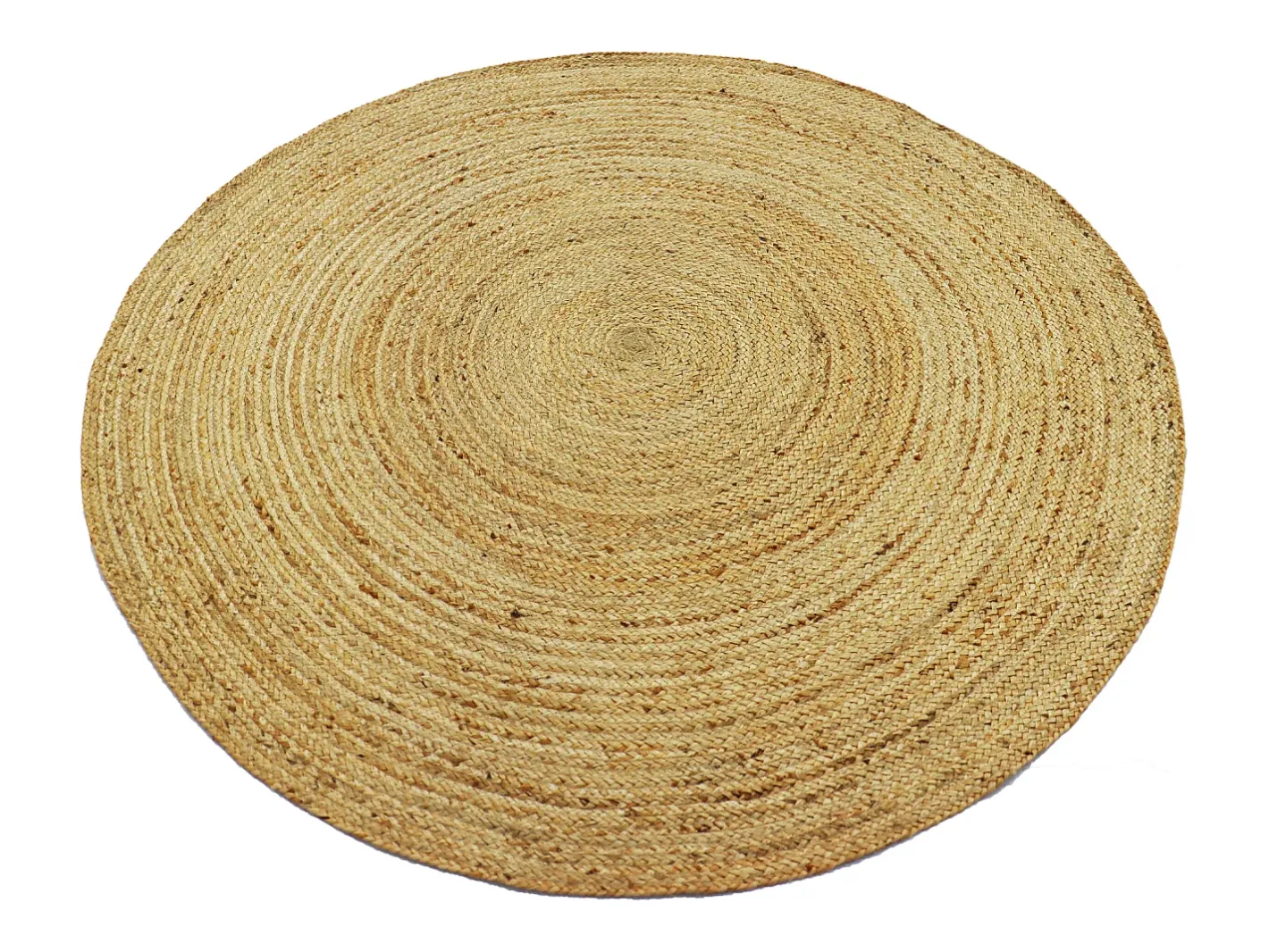 OZAIA Alfombra redonda - 100% yute trenzado - D. 200 cm - Natural - JAIPUR Color natural claro Sale