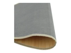 New Clicnbuy Alfombra redonda bambú color natural claro 80 cm Beige