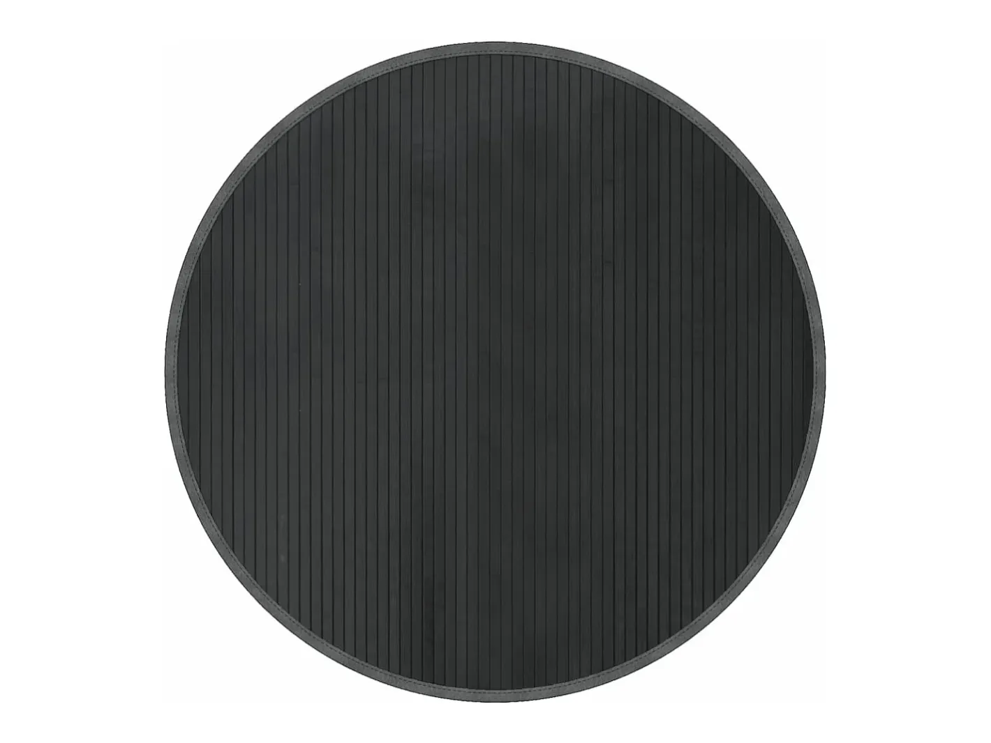 Hot Clicnbuy Alfombra redonda bambú 100 cm Gris