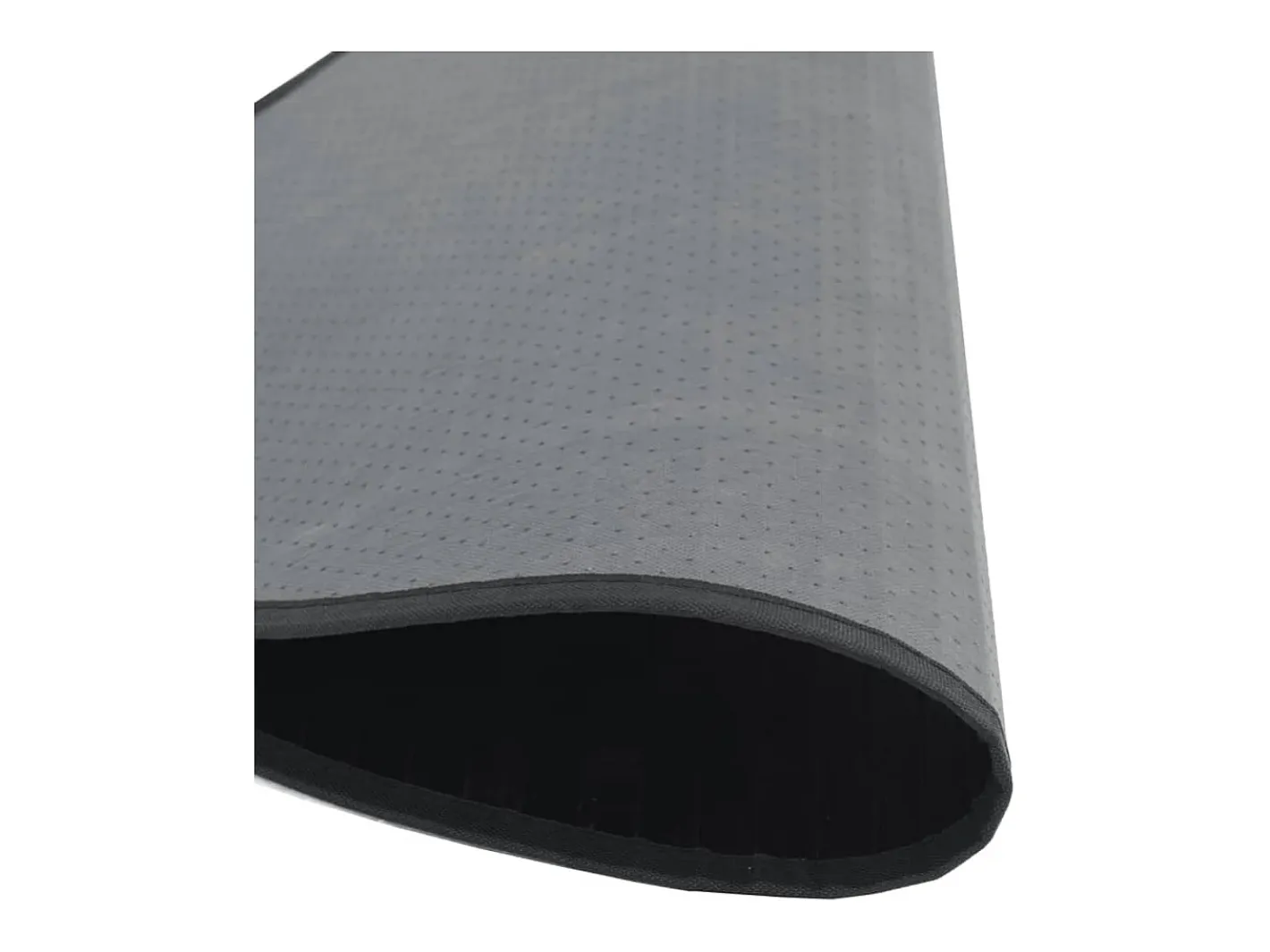 Clicnbuy Alfombra redonda bambú 100 cm Negro Online