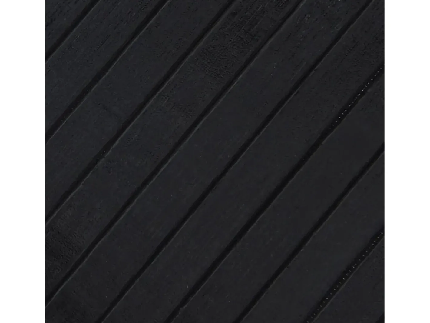 Clicnbuy Alfombra redonda bambú 100 cm Negro Online