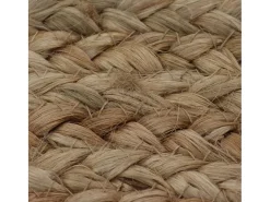 Online Alfombra redonda de yute trenzado 150 cm ES31631 Beige