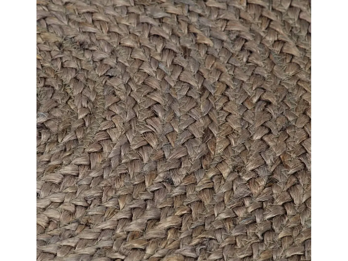 Alfombra De Cocina|Alfombra Redonda-Alfombra redonda de yute hecha a mano, 90 cm, color Gris