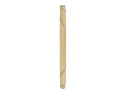 Alfombra redonda natural ligera de bambú de 100 cm Beige Online