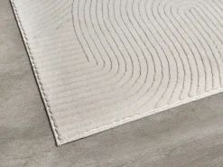 the carpet Alfombra Rio ala estar antideslizante arco, , 200 x 280 cm Crema Sale