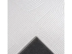 the carpet Alfombra Rio ala estar antideslizante arco, Blanquecino, 200 x 280 cm Blanco roto