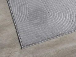 the carpet Alfombra Rio ala estar antideslizante arco, , 140 x 200 cm Gris