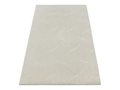 the carpet Alfombra Rio ala estar antideslizante 3D, , 160 x 220 cm Crema Outlet