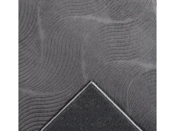 the carpet Alfombra Rio ala estar antideslizante 3D, Antracita, 160 x 220 cm Gris antracita