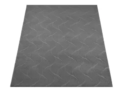 the carpet Alfombra Rio ala estar antideslizante 3D, Antracita, 160 x 220 cm Gris antracita