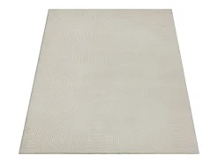 New the carpet Alfombra Rio ala estar antideslizante arco, , 300 x 400 cm Crema