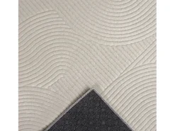 New the carpet Alfombra Rio ala estar antideslizante arco, , 300 x 400 cm Crema