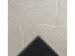the carpet Alfombra De Salón-Alfombra Rio ala estar antideslizante 3D, , 140 x 200 cm Crema