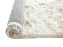 OZAIA Alfombra shaggy de pelo largo ultra suave - 160 x 230 cm - - DOLCE Beige Hot