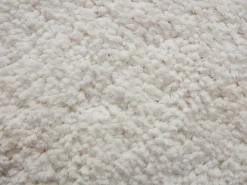 New Vente-unique Alfombra shaggy de pelo largo con bordes ondulados, 160 x 230 cm, , NERIDA Blanco