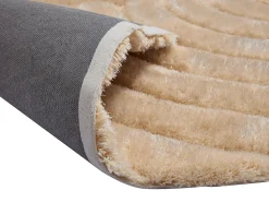 Discount Vente-unique Alfombra shaggy de pelo largo en relieve, 160 x 230 cm, oscuro, MERISA Beige