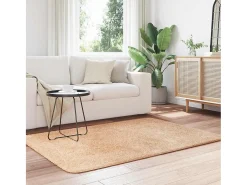 Alfombra shaggy de pelo largo NAVARRA 120x170 cm poliéster Beige Sale