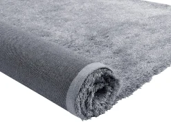 OZAIA Alfombra De Salón-Alfombra shaggy mechas largas plateada 160x230 GLITTER Plateado