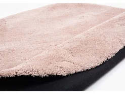 Outlet Alfombra Shaggy tejida a mano 100x100 cm Cozy Beige