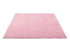 Outlet Alfombra Shaggy tejida a mano 160x230 cm Cozy Rosa