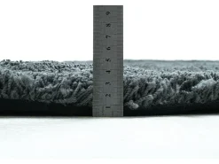 Alfombra Shaggy tejida a mano 135x200 cm Antracita Cozy Gris antracita Hot