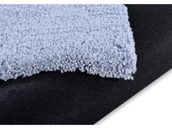 Alfombra De Salón-Alfombra Shaggy tejida a mano 65x135 cm claro Cozy Azul