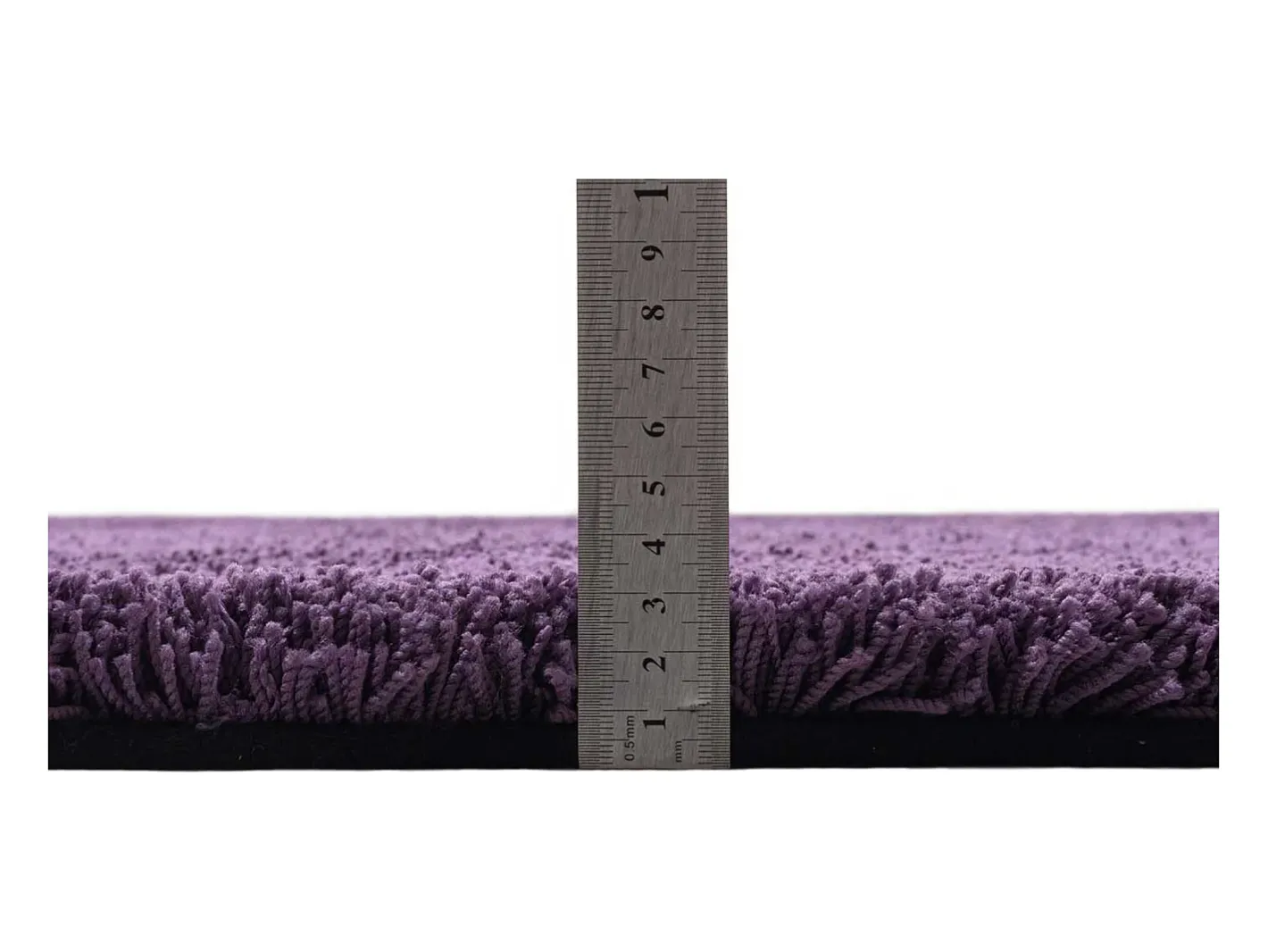 Hot Alfombra Shaggy tejida a mano 160x230 cm Morado Cozy Violeta