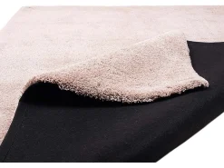 Alfombra De Salón-Alfombra Shaggy tejida a mano 140x200 cm Cozy Beige