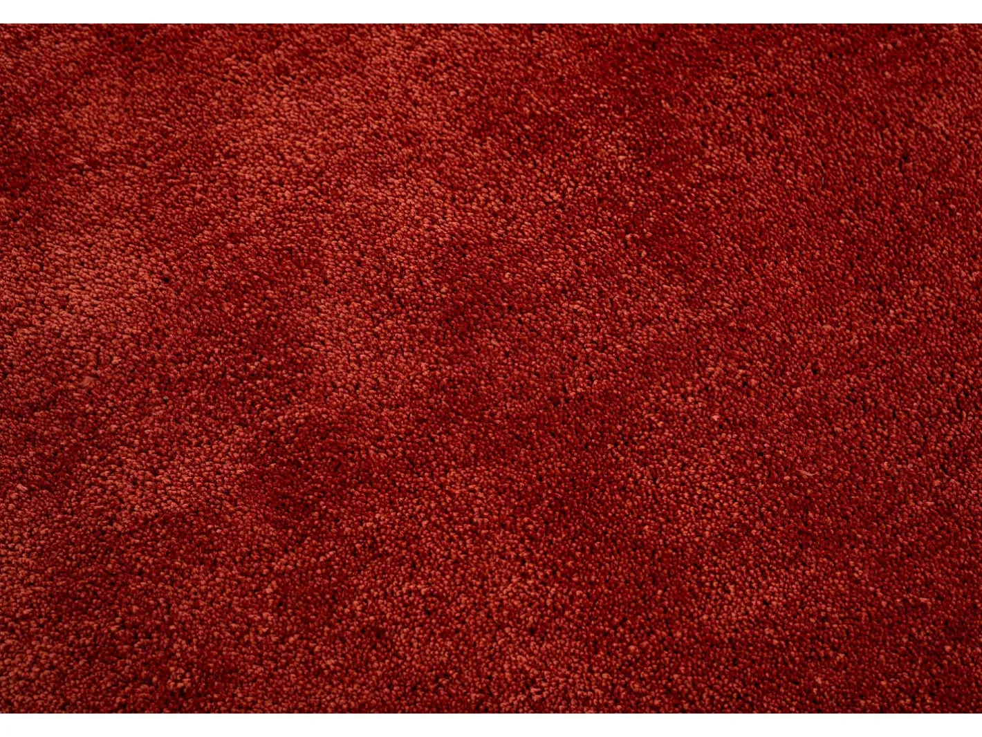 Alfombra Shaggy tejida a mano 140x140 cm Óxido Cozy Cobrizo Discount