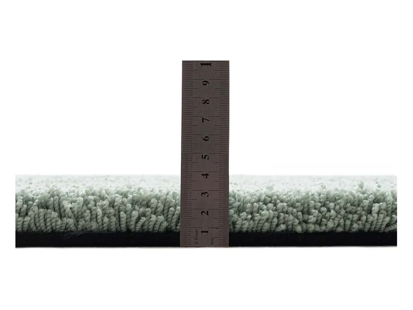 Alfombra Shaggy tejida a mano 85x155 cm Menta Cozy Verde almendra Sale