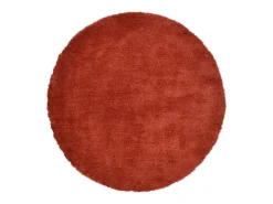 Alfombra Shaggy tejida a mano 190x190 cm Óxido Cozy Cobrizo Clearance