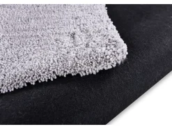 Alfombra De Salón-Alfombra Shaggy tejida a mano 50x80 cm Cozy Gris