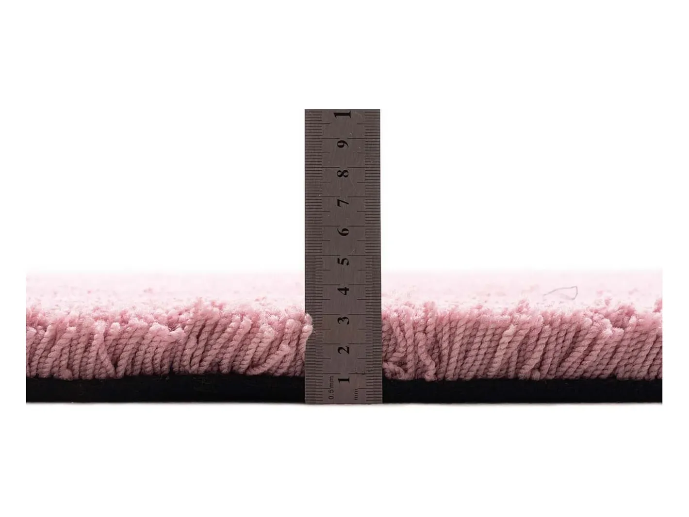 Alfombra Shaggy tejida a mano 85x155 cm Cozy Rosa New